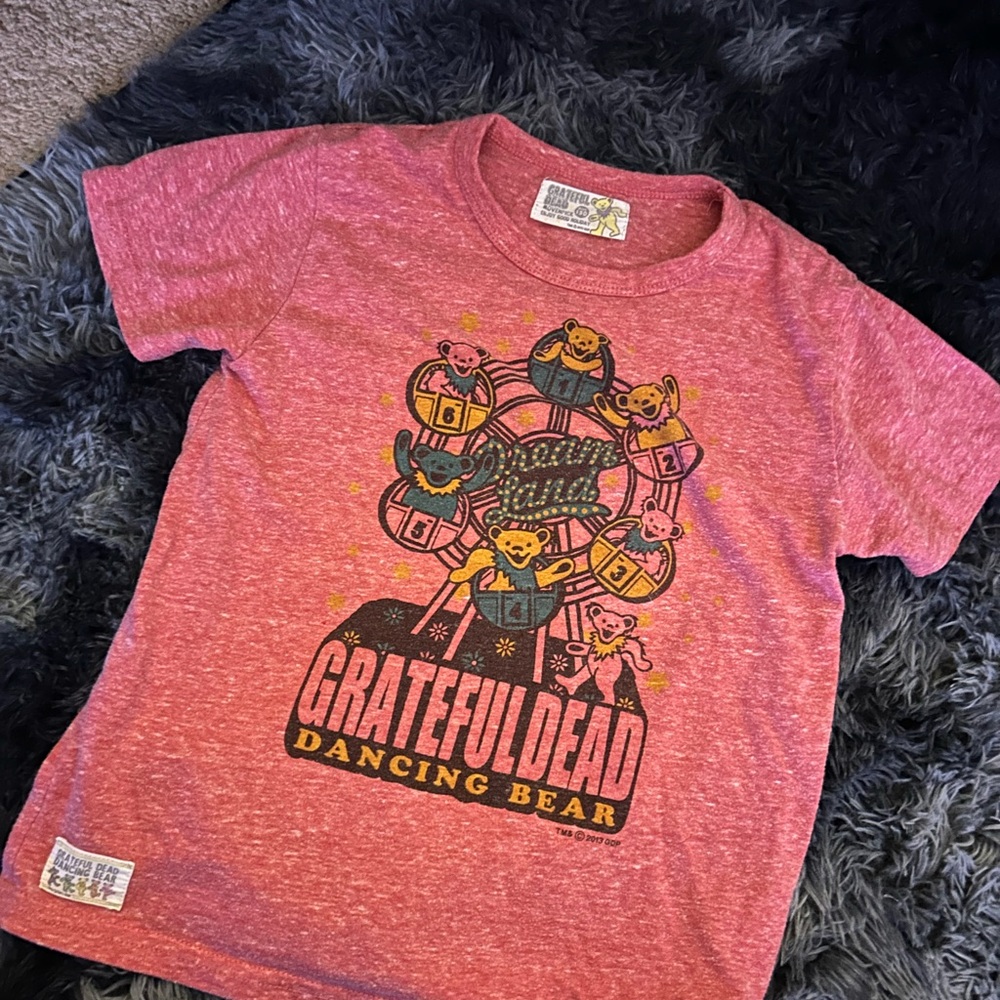 Grateful Dead Kids Heather Red Tee